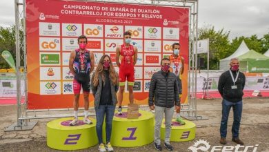 Revezamento do pódio masculino Alcobendas 2021.