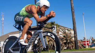 Lionel Sanders wins the IRONMAN 70.3 St. George