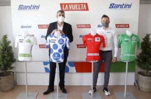 presentación maillot santini vuleta españa