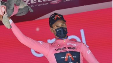 Filippo Ganna ist das erste Pink Jersey des Giro d'Italia 2021