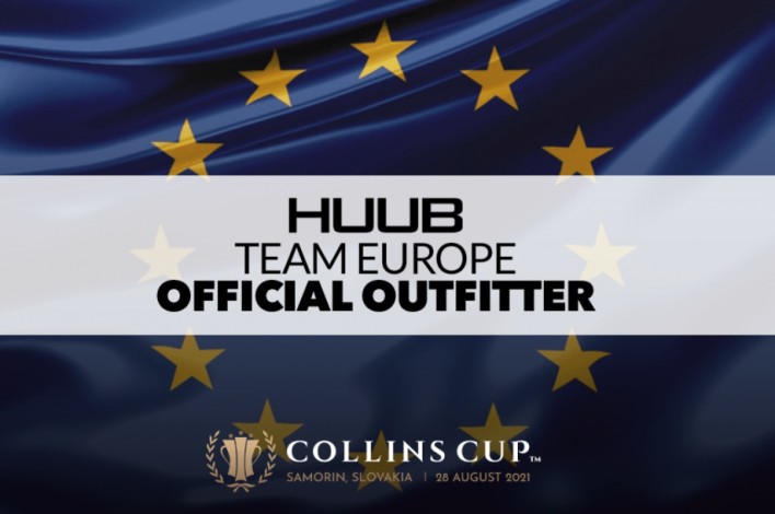 HUUB diseñará la equipación oficial del equipo europeo en la Collins Cup