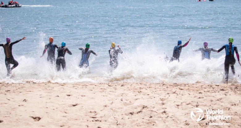 video the mixed relays of the Lisbon World Cup