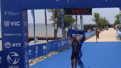 Kristian Blummenflet wins the Lisbon Triathlon World Cup