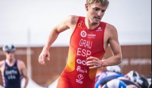 Genis Grau troisième de la Coupe du monde de triathlon de Lisbonne