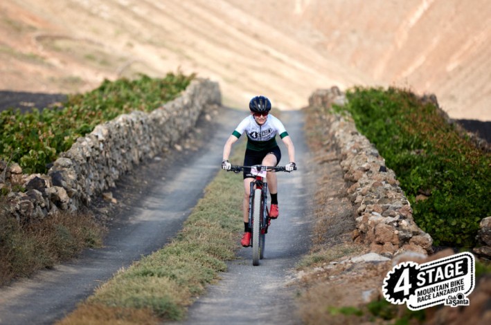 Anne-Dorthe Lisbygd la 4 Stage MTB Race Lanzarote 2021