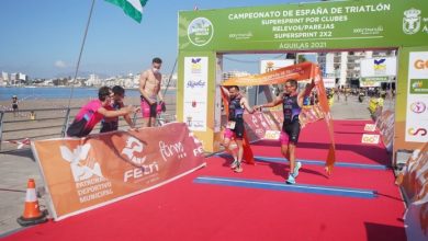 Spanische SuperSprintp-Triathlon-Meisterschaft für 2x2-Klubs