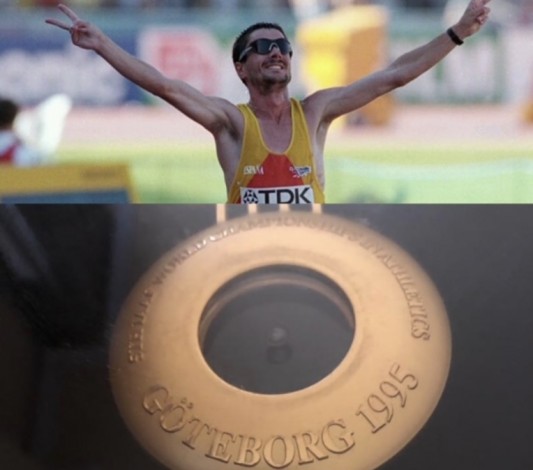 Martín Fiz Campeón del mundo en Goteborg 95