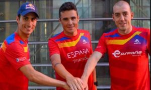 The Spanish triathlon team for the 2020 Tokyo Olympics