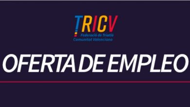 Oferta de empleo en la Federación de Triatlón de la Comunidad Valenciana