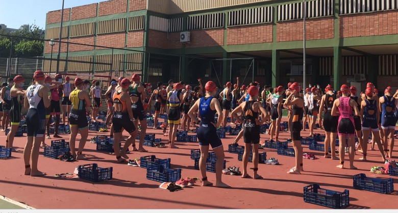 A school triathlon in the Valencian Community