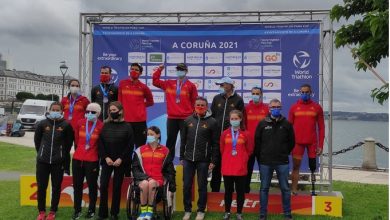 Éxito de la paratriarmada en la Copa del Mundo de Paratriatlón de A Coruña