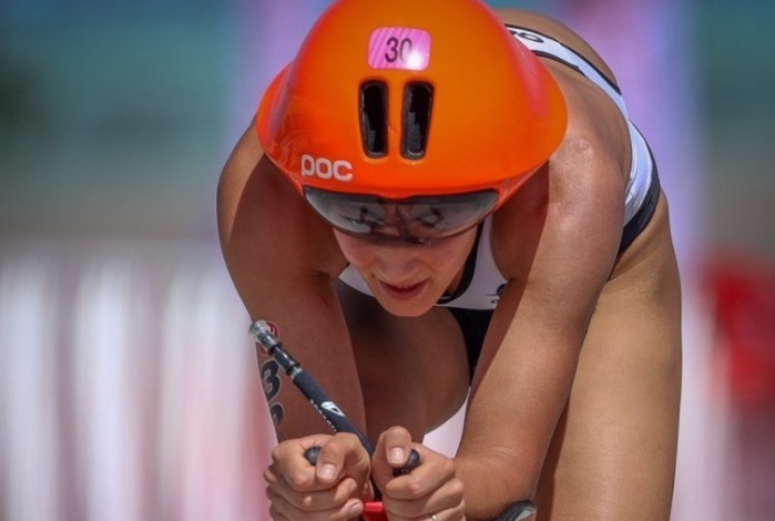 Sara Pérez fünfte md europäische Triathlon-Meisterschaft