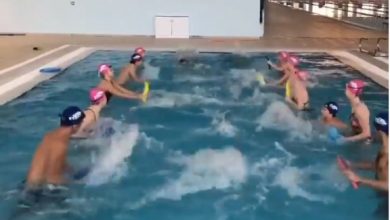 Schwimmen im Spiegel