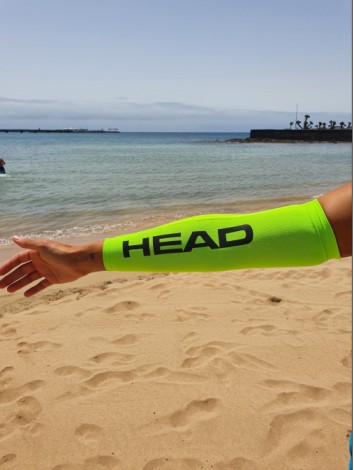 Test de los manguitos HEAD Neon lycra Sleeves