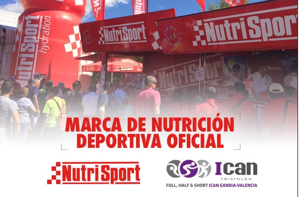 NutriSport, marca oficial de nutrición deportiva de ICAN Triathlon Gandia 2021