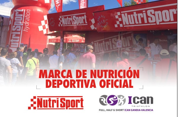 NutriSport, offizielle Sporternährungsmarke von ICAN Triathlon Gandia 2021