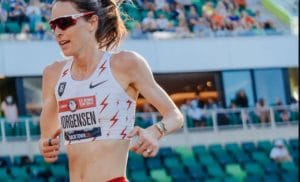 Gwen Jorgensen vai correr maratonas novamente