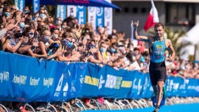 La triatleta Jelle Geens è esclusa dalle gare individuali