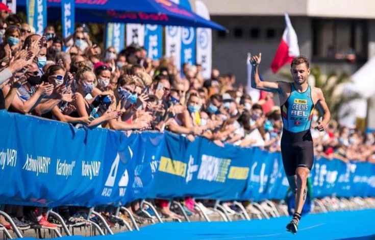 La triatleta Jelle Geens è esclusa dalle gare individuali