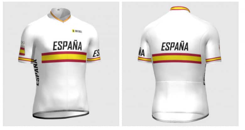 Inverse pone a la venta una edición especial del maillot y culotte de la selección española en Tokio 2020 - Artículos Material deportivo Inverse MAILLOT CICLISTA SELECCIÓN ESPAÑOLA JJOO
