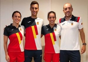 Squadra spagnola nella staffetta mista triathlon tokyo 2020