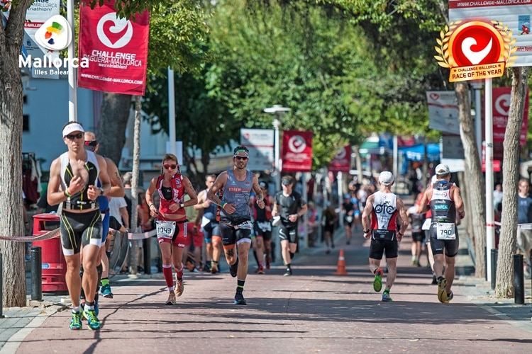 Segmento de carrera a pie del Challenge Paguera Mallorca