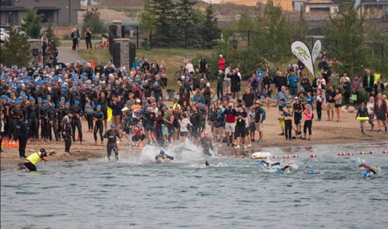 Um triatleta morre no Ironman 70.3 Calgary