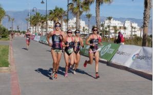 Roquetas de Mar bereitet sich auf fünf große nationale Triathlon-Events am 11. und 12. September vor