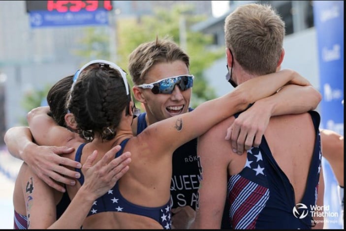 Gli Stati Uniti vincono la staffetta mista al WTS Montreal