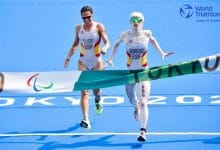 Susana Rodríguez with Sara Loehr gold in the Paralympic games in Tokyo