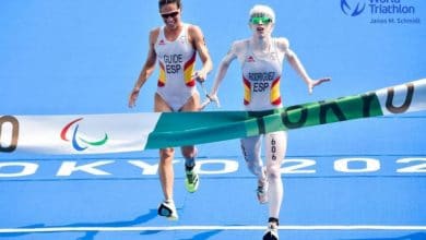 Susana Rodríguez with Sara Loehr gold in the Paralympic games in Tokyo