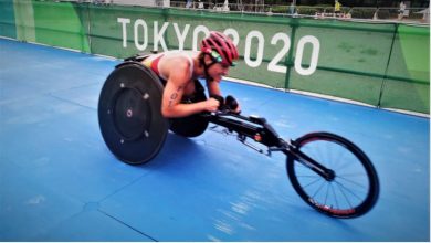 Eva Moral medalha de bronze no Paratriathlon Olímpico