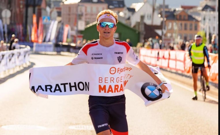 Kristian Blumment gana la media maratón de Bergen