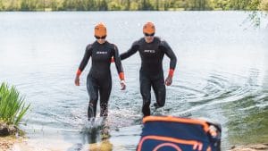 O novo fato de mergulho Zone3, o Aspect que lhe permite nadar nado peito