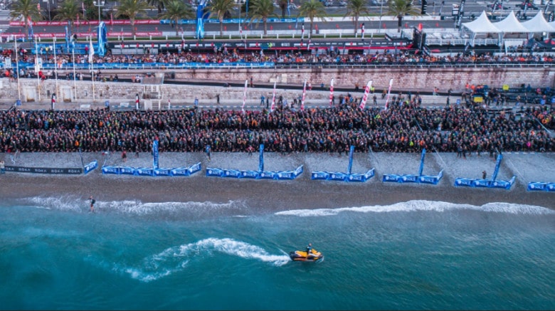 Where to see the IRONMAN 70.3 Nice live?