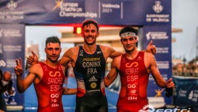 Doblete de Mantecón y Serrat en el Campeonato Europa de triatlón en Valencia