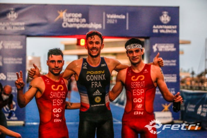 Mantecón and Serrat double in the European Triathlon Championship in Valencia