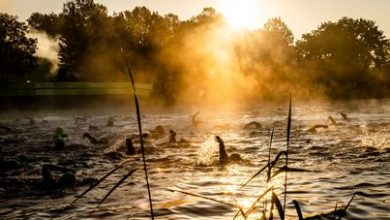 Défi famille / natation au Challenge Roth