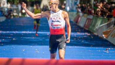 David Castro Campione Spagnolo di Triathlon a Pontevedra