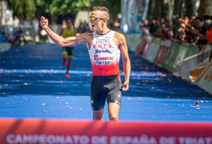 David Castro Campeón de España de Triatlón en Pontevedra