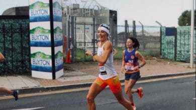 Lucy Charles en el maratón de londres