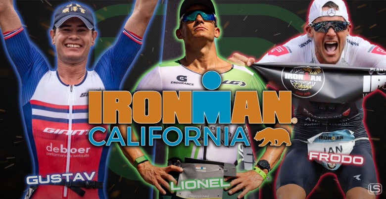 Lionel Sanders will be at IRONMAN California with Jan Frodeno and Gustav Iden