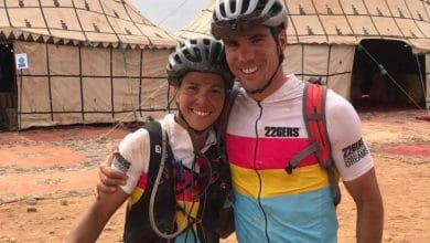 @ probikebcn / Saleta Castro und Victor Benages Dritter in der Titan Desert