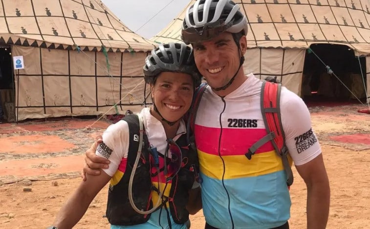 @ probikebcn / Saleta Castro and Victor Benages third in the Titan Desert