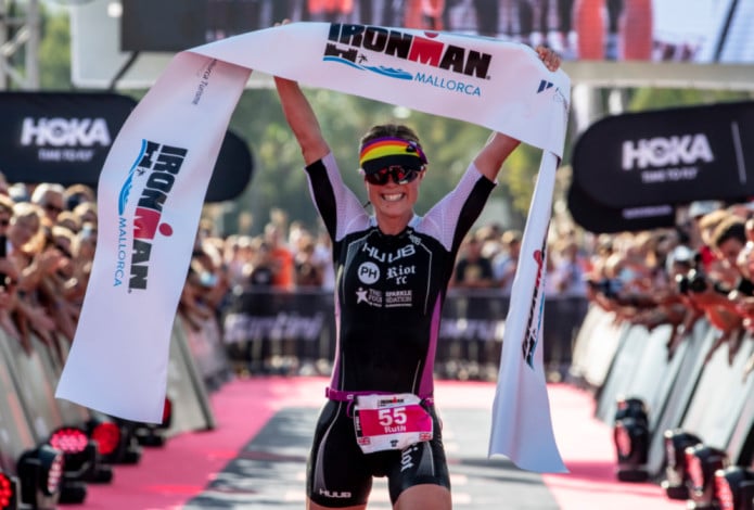 Gettyimages / Ruth Astle winning IRONMAN Mallorca