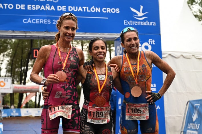 Fexriv / podium championnat espagne triathlon cross