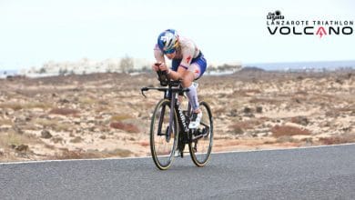 Segmento ciclista del Volcano Triathlon