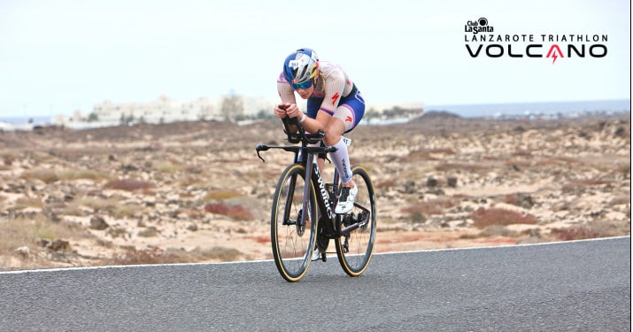 Segmento ciclistico del Volcano Triathlon