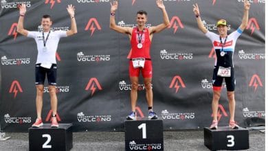 Raúl Lecuona y Lydia Dant, campeones de Club La Santa Volcano Triathlon