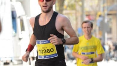 instagram/ Adam Yates en el maratón de barcelona